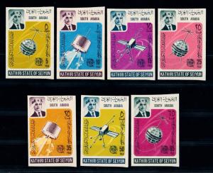 [60359] Aden Kathiri State of Seiyun 1966 ITU Satellites Imperforated MNH