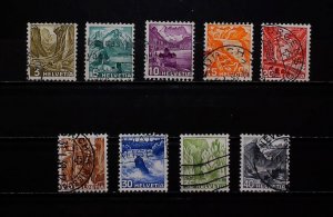 Switzerland 1936 Landscapes Used Full Set A30P1F40345-