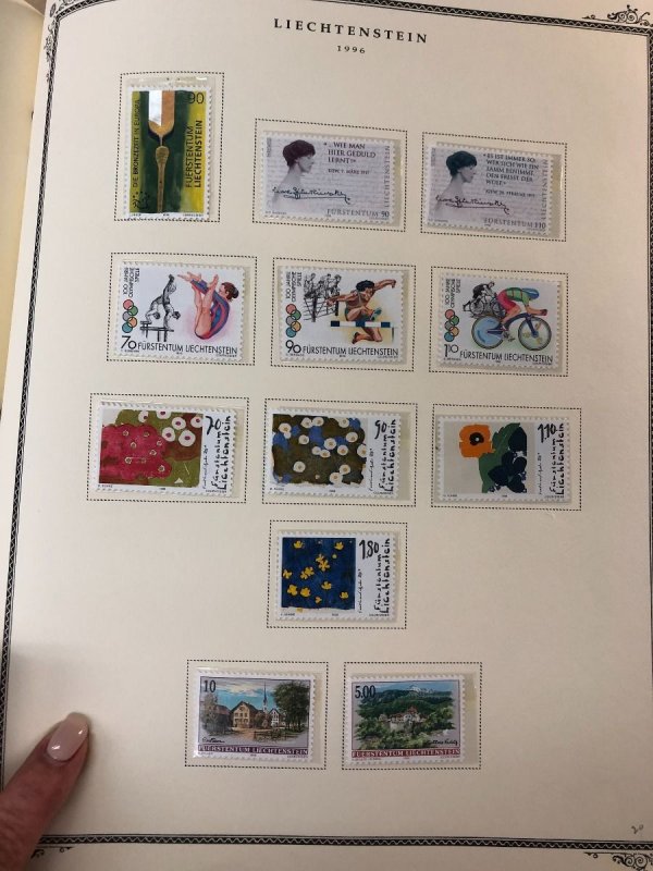 LIECHTENSTEIN – MINT COLLECTION 2nd HALF OF THE 20th CENTURY – 424449