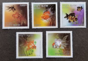 *FREE SHIP Vietnam Goldfish 1997 Gold Fish Pet Aquarium (stamp) MNH