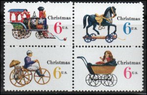United States 1418b - Mint-NH - 6c Christmas / Toys (Blk /4) (1970) (cv $1.10)