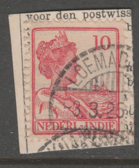 Netherlands Indies 117 Queen Wilhelmina 1914