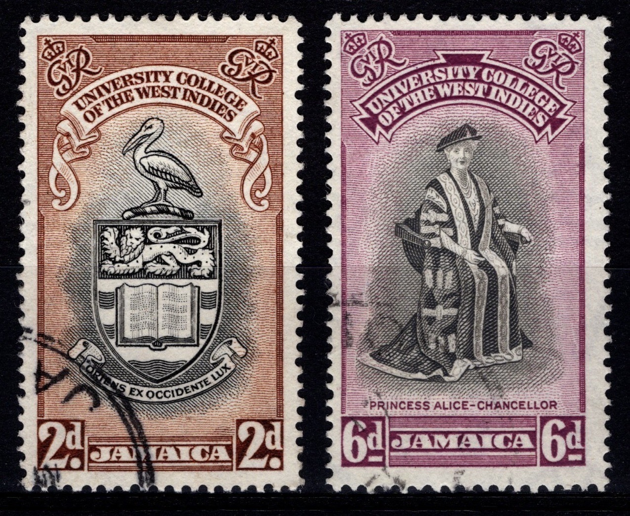 Jamaica 1951 Inauguration of B.W.I. Uni College, Set [Used] Caribbean