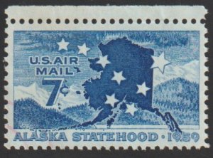 SC# C53 - (7c) - Alaska Statehood - USED Single