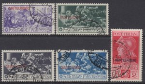 ITALY - CASTELROSSO Ferrucci complete cv 390$ used signed Biondi sass. n 25-29