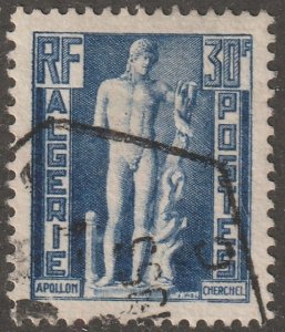 Algeria, stamp, Scott#245,  used, hinged, 30f,