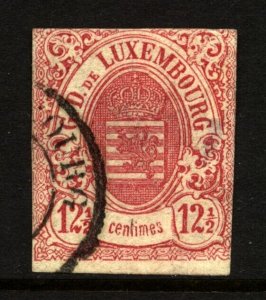 Luxembourg Scott 8 VF used with minor thin $200.00