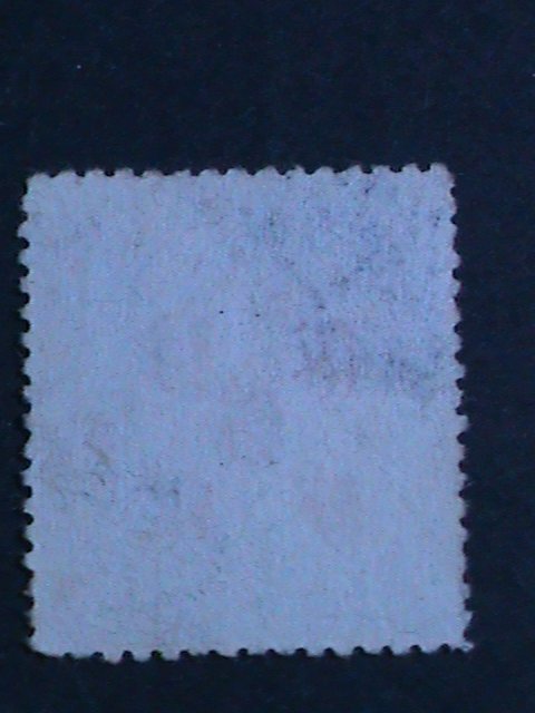 ​CHINA-1913 SURCHARGE OVPT. 5C ON 15C-FARMER REAPING RICE-USED-110 YEARS OLD