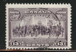 CANADA Scott 224 used 1935 13c stamp CV$0.75