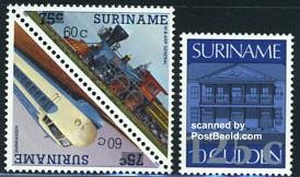 Suriname, Republic 1988, Overprints 3v, MNH