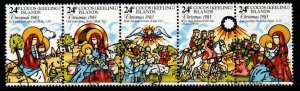 COCOS (KEELING) ISLANDS SG103/7 1983 CHRISTMAS FINE USED