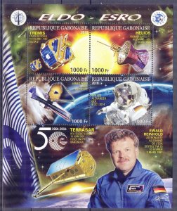 Gabon 2016 Lollini Space ELDO - ESRO ( III ) Sheet MNH