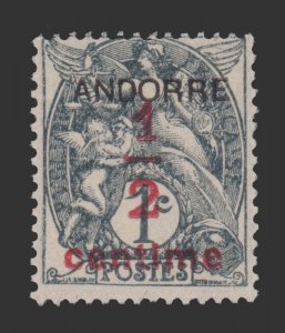 FRENCH ANDORRA 1931 SCOTT P1. UNUSED. NEWSPAPER STAMP