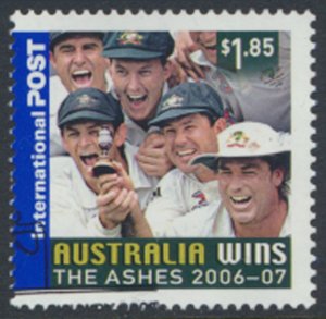 Australia   SC#  2592  SG2737 Used   Cricket Ashes  with fdc see details & scans