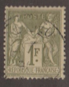 France Scott #84 Stamp - Used Single