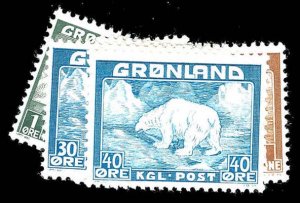 GREENLAND 1-9  Mint (ID # 78113)