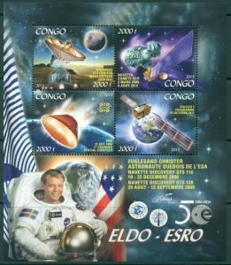 CONGO SHEET ELDO ESRO SPACE COSMONAUTS