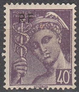 France #501  F-VF Unused   (S7788)