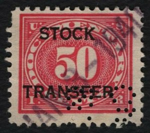 #RD9 50c Stock Transfer, Used [29] **ANY 5=FREE SHIPPING**