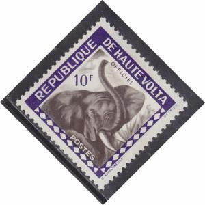 Burkina Faso O3 Elephant 1963