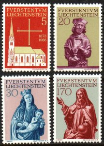 Liechtenstein Sc #416-419 MNH