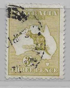 Australia 47a 3d roo single Used (z1)