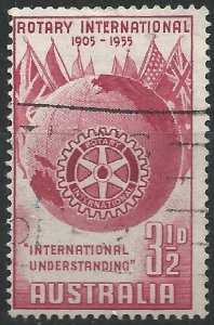 Australia 1955 - 50th anniversary of Rotary International - SG281 used