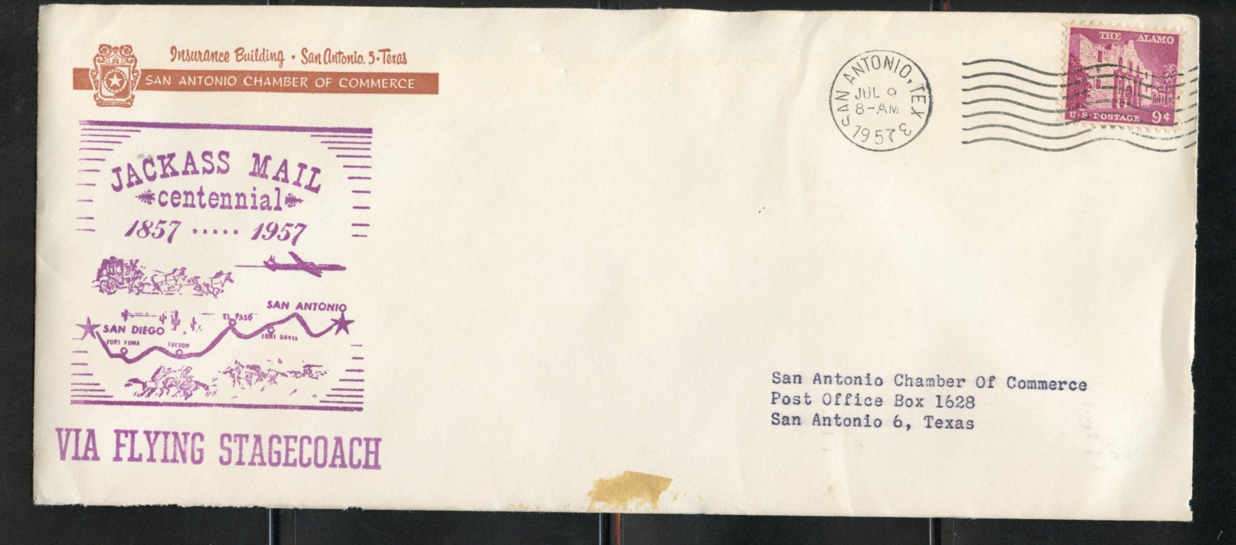 United States Scott 1043 on 100th Anniversary Commemorative Jackass