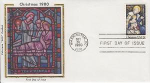 1980 Christmas Madonna Child (Scott 1842) Colorano FDC