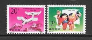 BIRDS - CHINA (PR) #2412-13  MNH