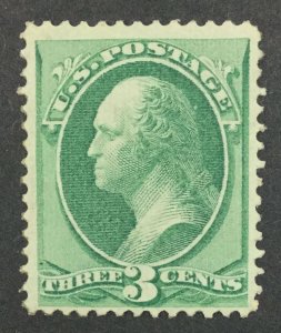 MOMEN: US STAMPS #158 MINT OG H LOT #49795