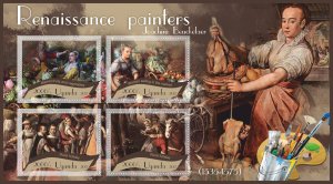 Stamps Art. Painting Joachim Beuckelaer 1+1 sheets perforated MNH** 2017 year