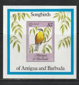 1984 Antigua - Sc 778 - MH VF - 1 SS - Yellow-breasted Chat