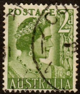 Australia 231 - Used - 2p Elizabeth (1951) (2) +
