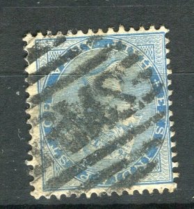 INDIA; 1860s early classic QV issue used 1/2a. value, fair Postmark,