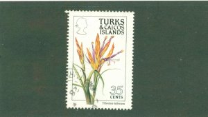 TURKS _ CAICOS 796 USED BIN$ 0.50