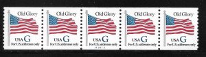 Scott #2890 (32c) G Old Glory Coil PNC/5 #A5427 F VF MNH - DCV=$5.50