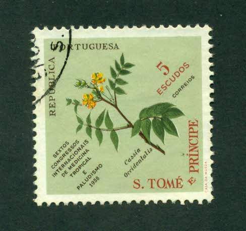 St. Thomas and Prince 1958 #371 U  SCV(2020)=$2.25