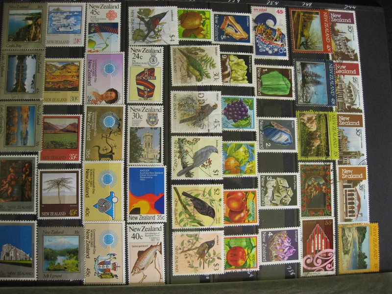 New Zealand collection to 2007 in stockbook U,MH, MNH read description