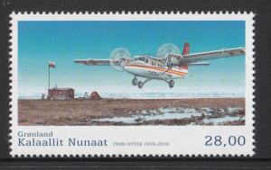 Greenland MNH 2013 28k Twin Otter airplane - Civil Aviation