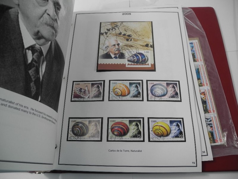 Cuba, Castro, 6 Volume Stamp Collection/accumulation
