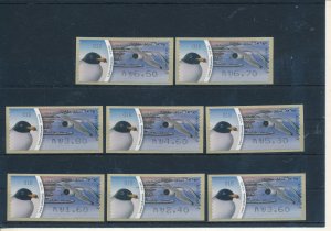 ISRAEL 2010 BIRDS LARUS ICHTHYAETUS ATM LABELS MACHINE 018 ASDOD 1ST TARIFF MNH