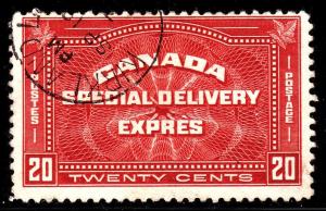 Canada E4  - used - AVF - CV $15.00