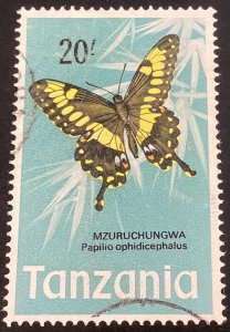 Tanzania #49 used 1973 Butterfly