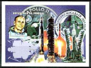 Senegal 1999 Space Travel perf miniature sheet, unmounted...