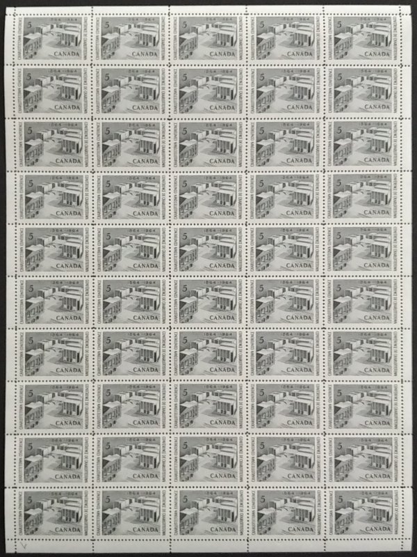 Canada 431 Sheet Pane Field Stock VF MNH