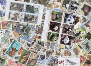 Bears On Stamps Collection  - 50 Different Stamps