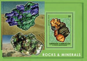 Grenadines - 2014 Rocks And Minerals Stamp - S/S MNH