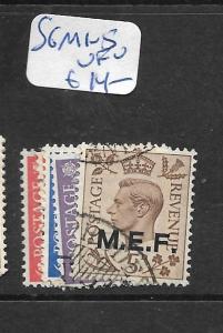 MEF MIDDLE EAST FORCES (P1905BB)  ON GB  KGVI SG M1-5   VFU