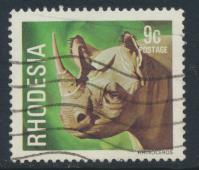 Rhodesia   SG 560 SC# 398  Used Rhinocerous see details 